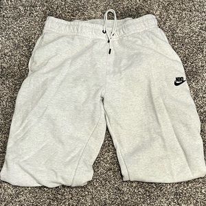 white nike sweats. great condition. worn a few times